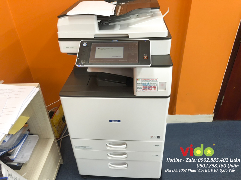 Cho thuê máy Photocopy Ricoh 3554 tại Bình Thạnh, HCM - Cho Thuê Máy Photocopy Vido - Công Ty TNHH Dịch Vụ Tin Học Vido